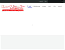 Tablet Screenshot of ecofriendlycontracting.com